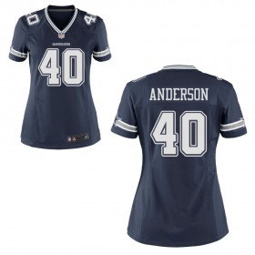 Women's Dallas Cowboys Nike Navy Jersey ANDERSON#40