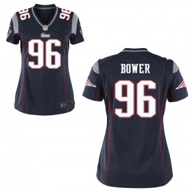 Women's New England Patriots Nike Navy Blue Game Jersey BOWER#96