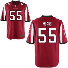 Youth Atlanta Falcons Nike Red Game Jersey MEANS#55