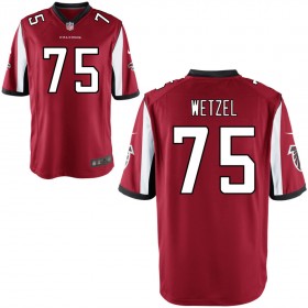 Youth Atlanta Falcons Nike Red Game Jersey WETZEL#75
