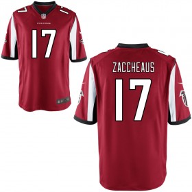Youth Atlanta Falcons Nike Red Game Jersey ZACCHEAUS#17