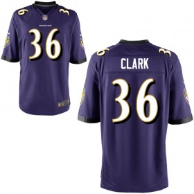 Youth Baltimore Ravens Nike Purple Game Jersey CLARK#36