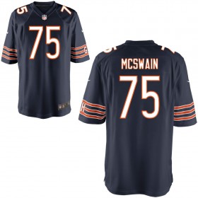 Youth Chicago Bears Nike Navy Game Jersey MCSWAIN#75