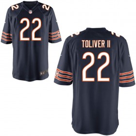 Youth Chicago Bears Nike Navy Game Jersey TOLIVER II#22