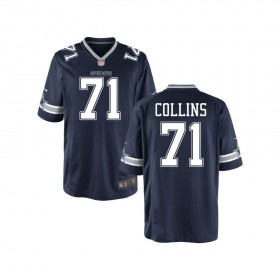 Youth Dallas Cowboys Nike Navy Game Jersey COLLINS#71