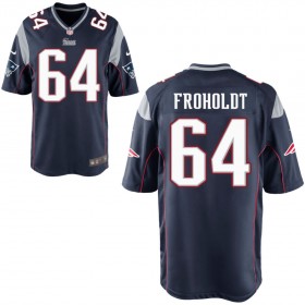 Nike Youth New England Patriots Team Color Game Jersey FROHOLDT#64