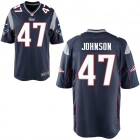 Nike Youth New England Patriots Team Color Game Jersey JOHNSON#47