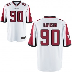 Youth Atlanta Falcons Nike White Game Jersey DAVIDSON#90