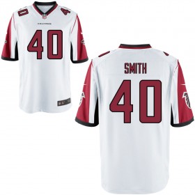 Youth Atlanta Falcons Nike White Game Jersey SMITH#40