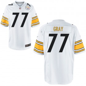 Nike Pittsburgh Steelers Youth Game Jersey GRAY#77