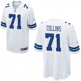 Nike Men's Dallas Cowboys Game White Jersey COLLINS#71