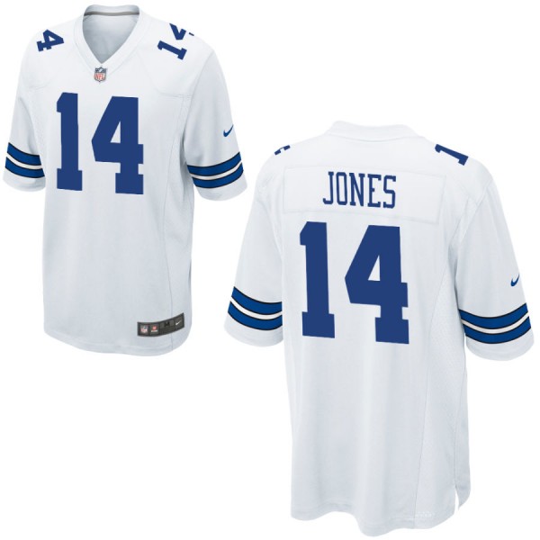 Nike Men's Dallas Cowboys Game White Jersey JONES#14