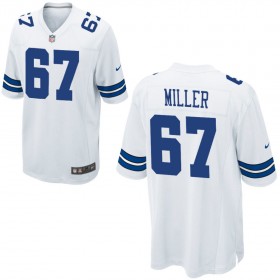 Nike Men's Dallas Cowboys Game White Jersey MILLER#67