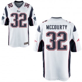 Nike Men's New England Patriots Game White Jersey MCCOURTY#32