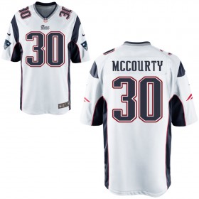 Nike Men's New England Patriots Game White Jersey MCCOURTY#30