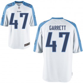 Nike Men's Tennessee Titans Game White Jersey GARRETT#47