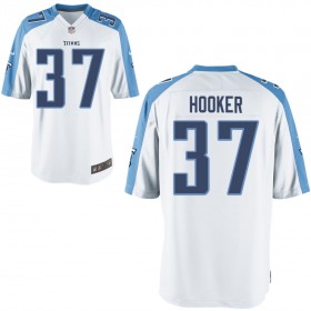 Nike Men's Tennessee Titans Game White Jersey HOOKER#37