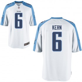 Nike Men's Tennessee Titans Game White Jersey KERN#6
