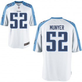 Nike Men's Tennessee Titans Game White Jersey MUNYER#52