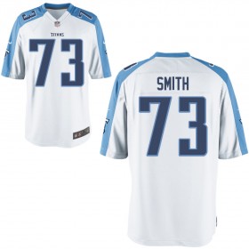 Nike Men's Tennessee Titans Game White Jersey SMITH#73