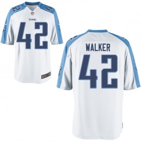 Nike Men's Tennessee Titans Game White Jersey WALKER#42