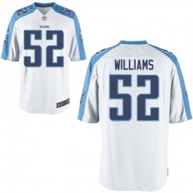 Nike Men's Tennessee Titans Game White Jersey WILLIAMS#52