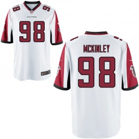 Men's Atlanta Falcons Nike White Game Jersey MCKINLEY#98