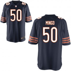 Men's Chicago Bears Nike Navy Game Jersey MINGO#50