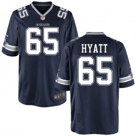 Men's Dallas Cowboys Nike Navy Game Jersey HYATT#65