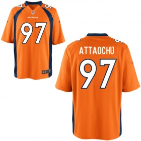 Men's Denver Broncos Nike Orange Game Jersey ATTAOCHU#97