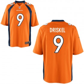 Men's Denver Broncos Nike Orange Game Jersey DRISKEL#9
