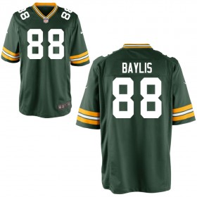 Men's Green Bay Packers Nike Green Game Jersey BAYLIS#88