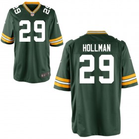 Men's Green Bay Packers Nike Green Game Jersey HOLLMAN#29