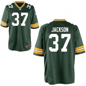 Men's Green Bay Packers Nike Green Game Jersey JACKSON#37
