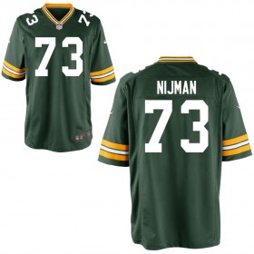 Men's Green Bay Packers Nike Green Game Jersey NIJMAN#73