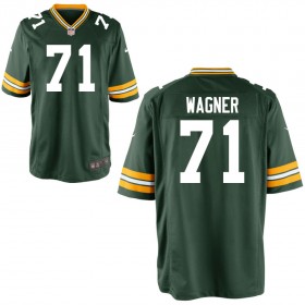 Men's Green Bay Packers Nike Green Game Jersey WAGNER#71