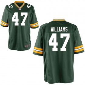 Men's Green Bay Packers Nike Green Game Jersey WILLIAMS#47