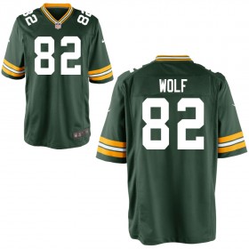 Men's Green Bay Packers Nike Green Game Jersey WOLF#82