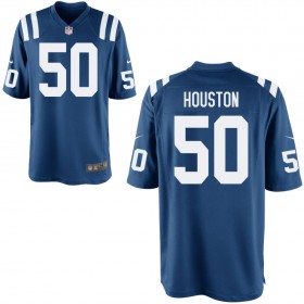 Men's Indianapolis Colts Nike Royal Game Jersey HOUSTON#50