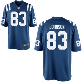 Men's Indianapolis Colts Nike Royal Game Jersey JOHNSON#83