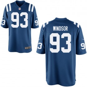 Men's Indianapolis Colts Nike Royal Game Jersey WINDSOR#93