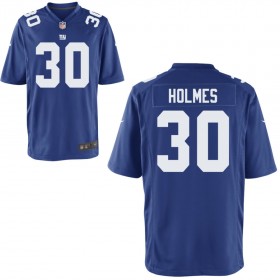 Men's New York Giants Nike Royal Game Jersey HOLMES#30