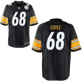 Men's Pittsburgh Steelers Nike Black Game Jersey COYLE#68