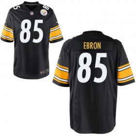 Men's Pittsburgh Steelers Nike Black Game Jersey EBRON#85