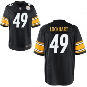 Men's Pittsburgh Steelers Nike Black Game Jersey LOCKHART#49