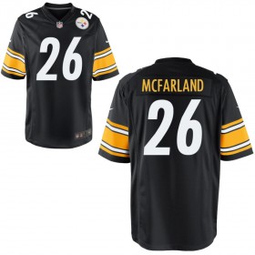 Men's Pittsburgh Steelers Nike Black Game Jersey MCFARLAND#26