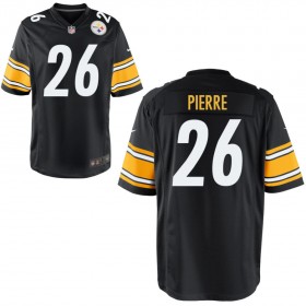 Men's Pittsburgh Steelers Nike Black Game Jersey PIERRE#26