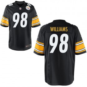 Men's Pittsburgh Steelers Nike Black Game Jersey WILLIAMS#98