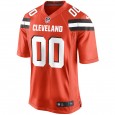 Nike Cleveland Browns Mens Orange Custom Game Jersey