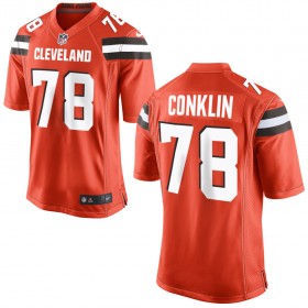Nike Cleveland Browns Mens Orange Game Jersey CONKLIN#78